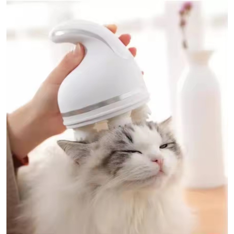 Scalp Massager Electric - Cat Smart Automatic Silicone Rechargeable Electric