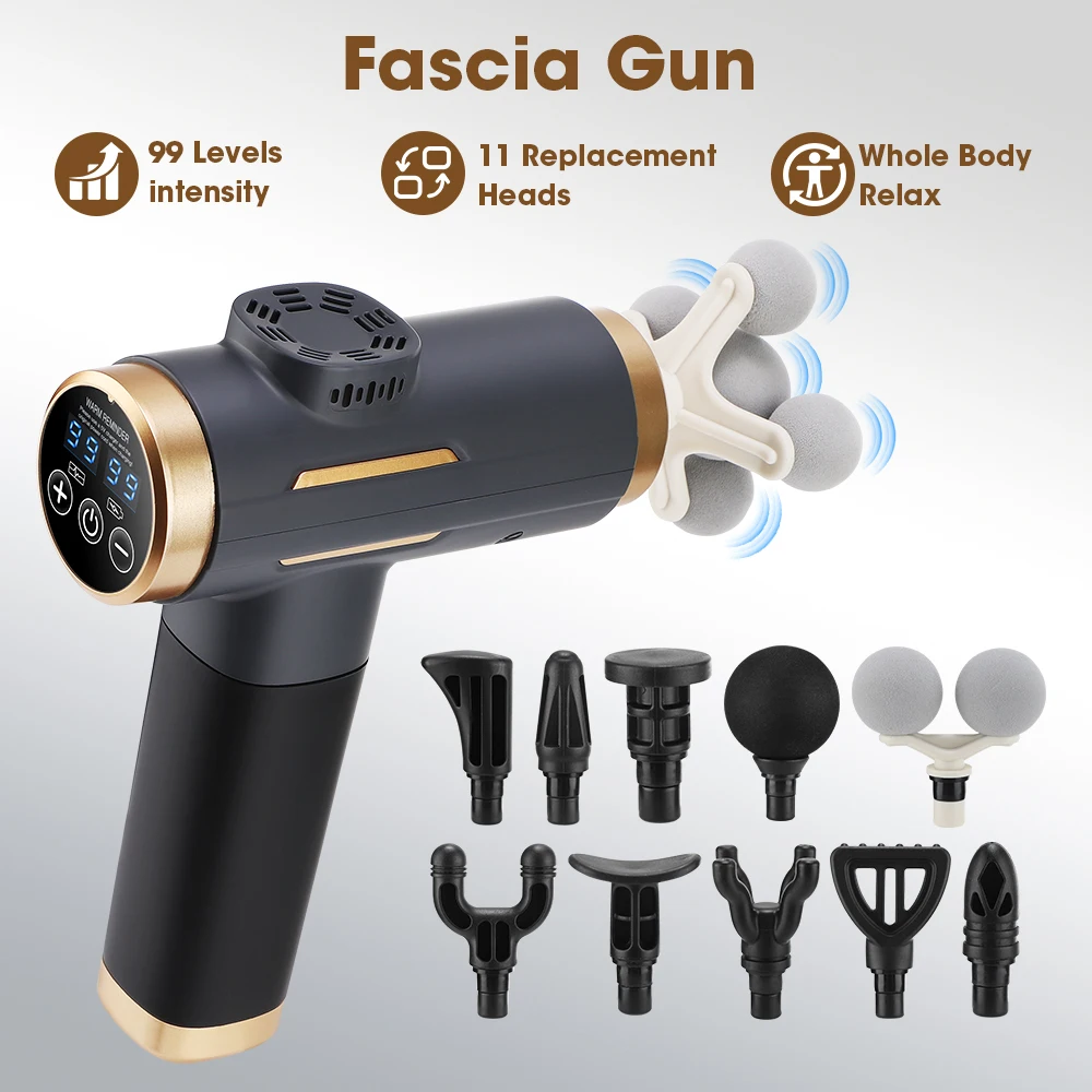 Scalp Massager Electric - Electric Fascia Gun 24W 99 Gear