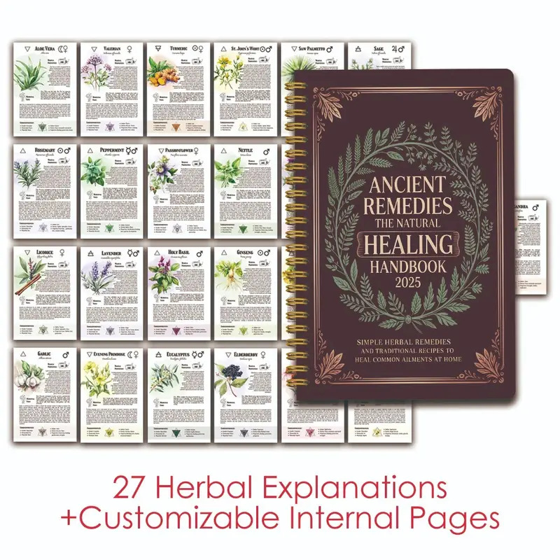 Health & Wellness Programs - Natural Remedies Handbook with Ancient Cures