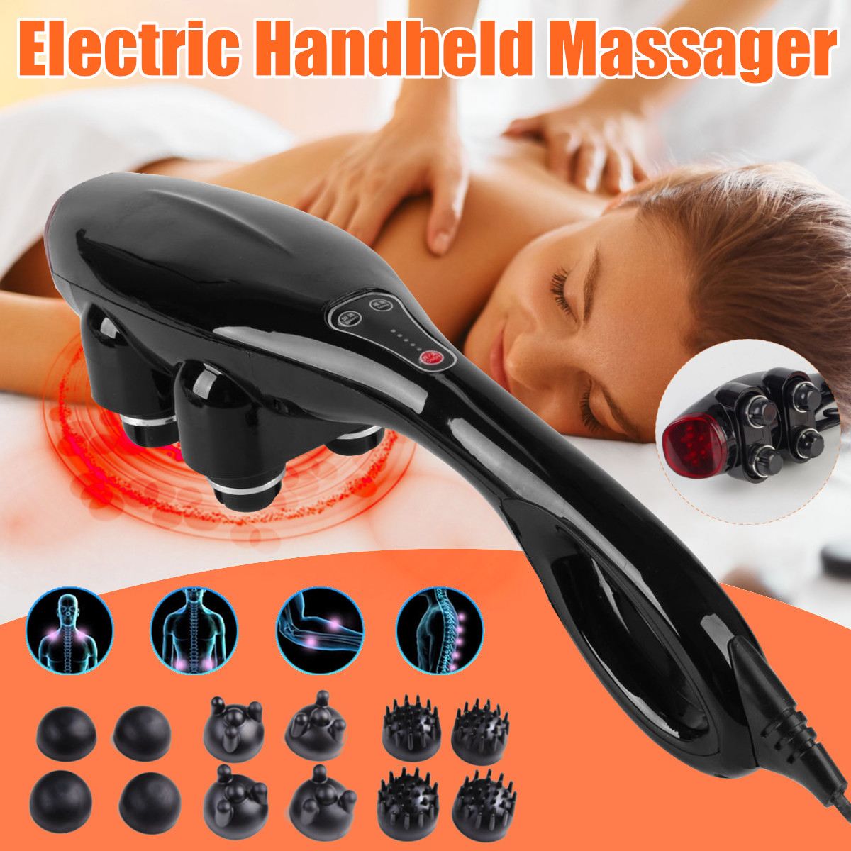 Scalp Massager Electric - Four-head powerful multifunctional vigorous king massager,
