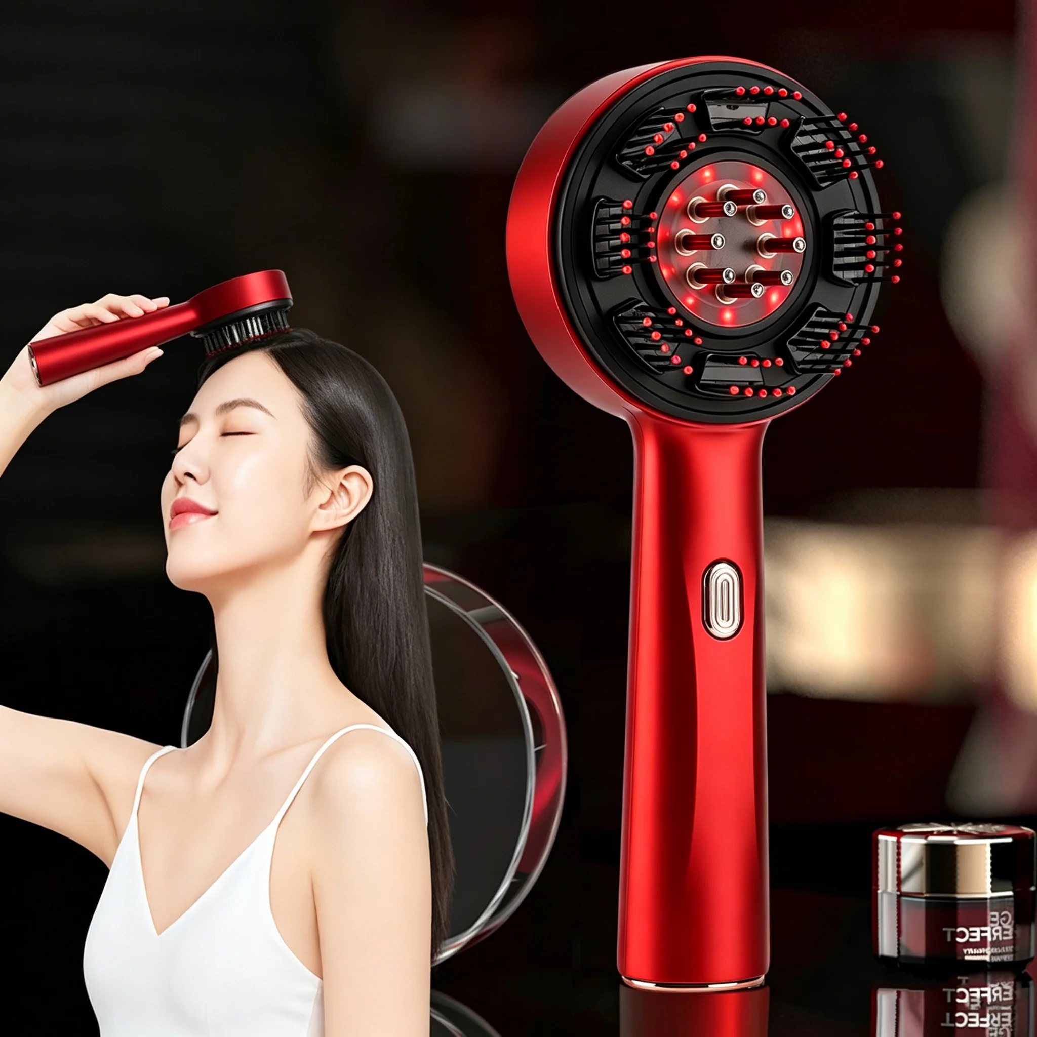 Scalp Massager Electric - Electric Massage Comb Portable Hair Follicle