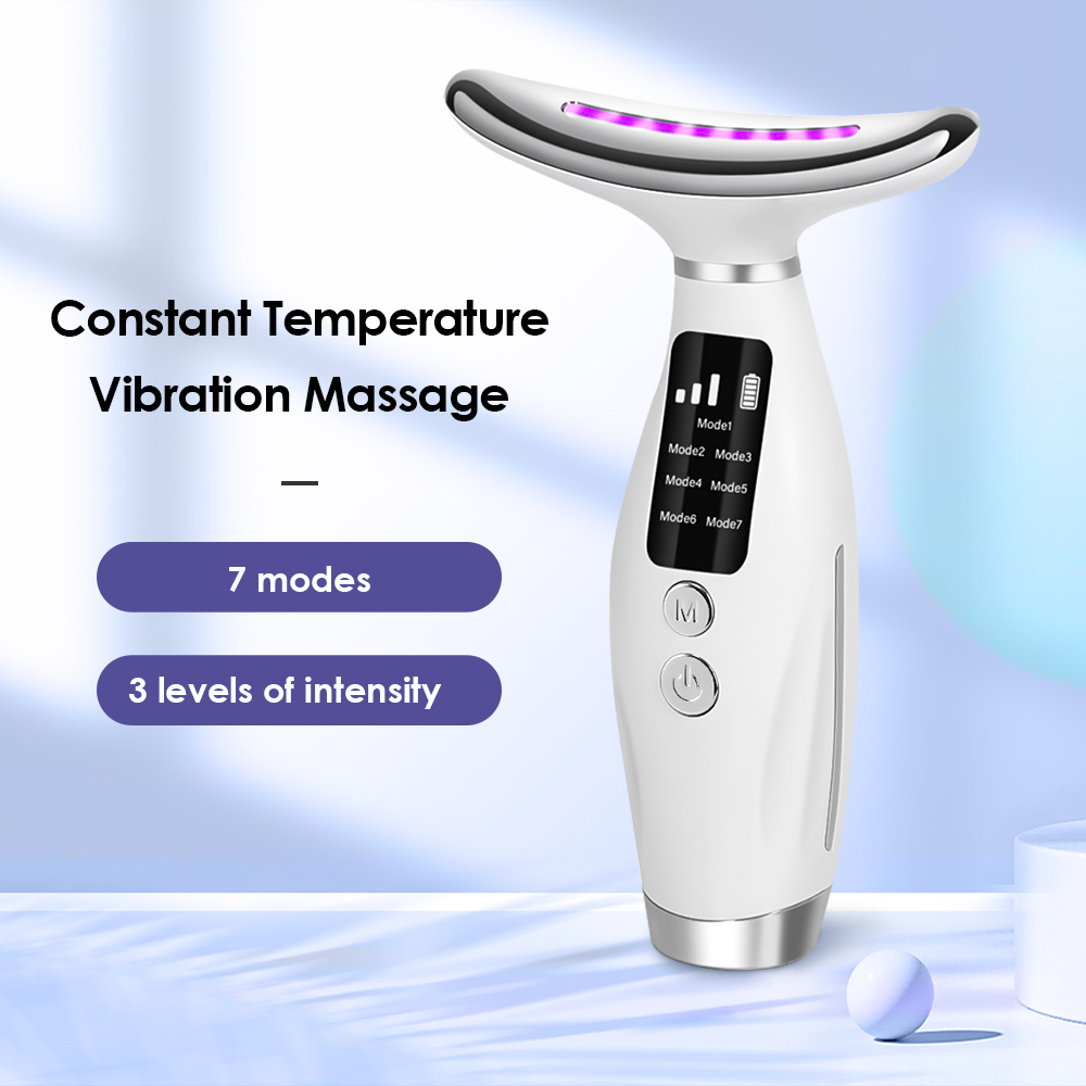 Health Wellness Massage - 7 Colors LED Lights Face Neck