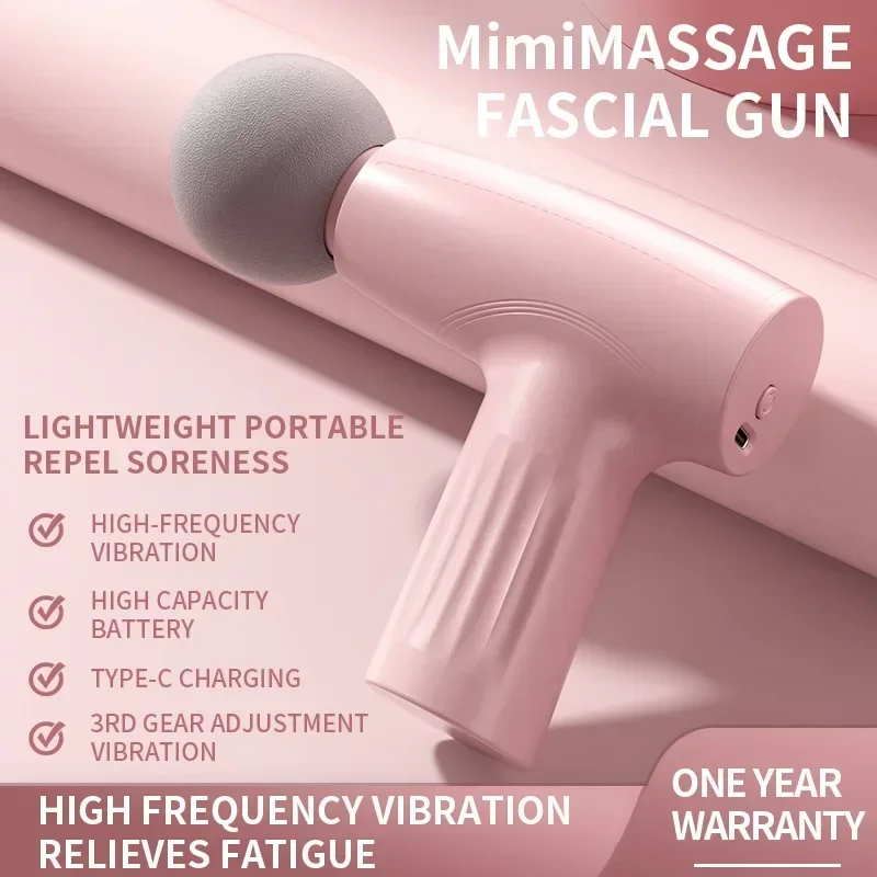 Muscle Mini Pink Massage Gun D - Health Wellness Massage review and price