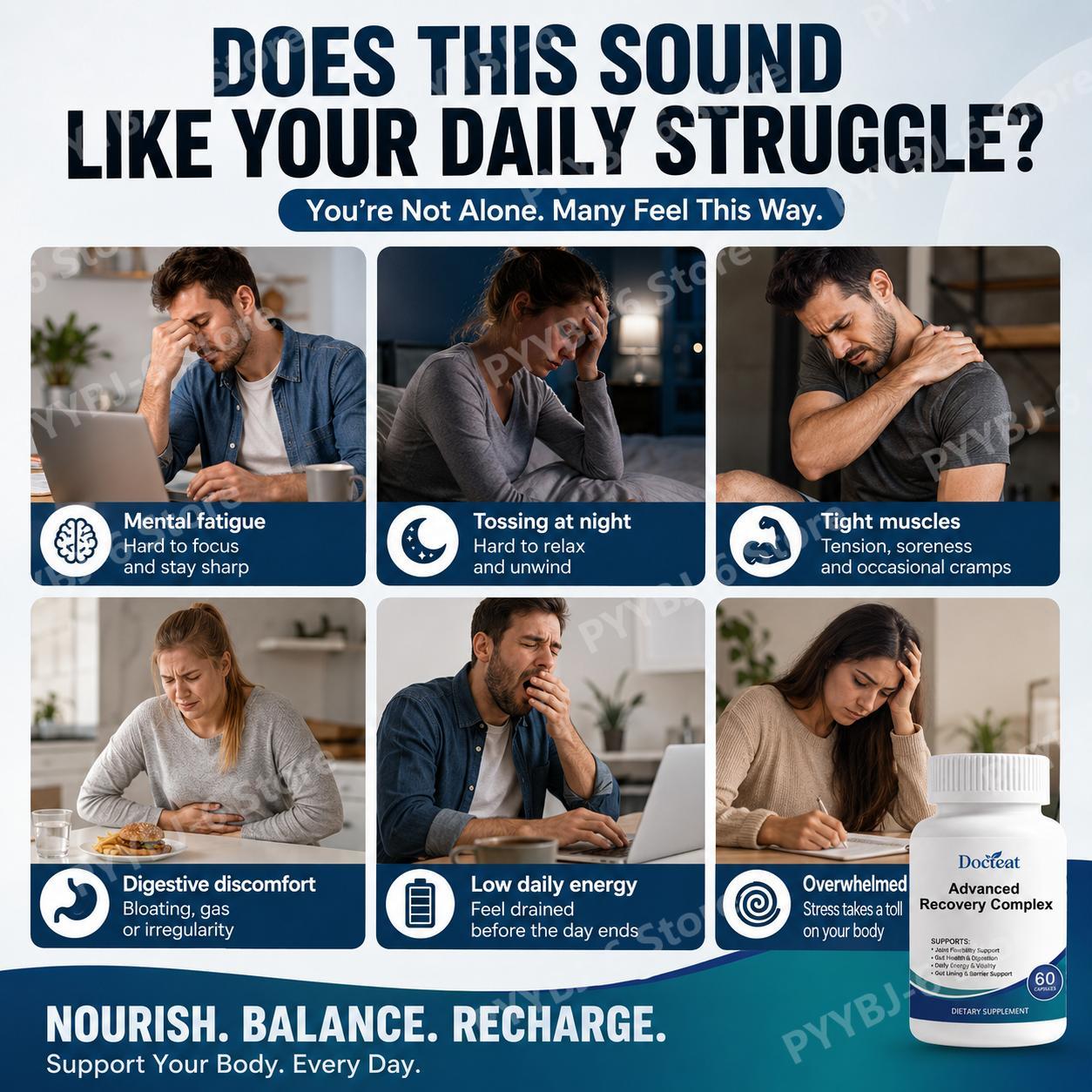 Advanced Recovery Complex 60 C - Health Wellness & Psychology review and price