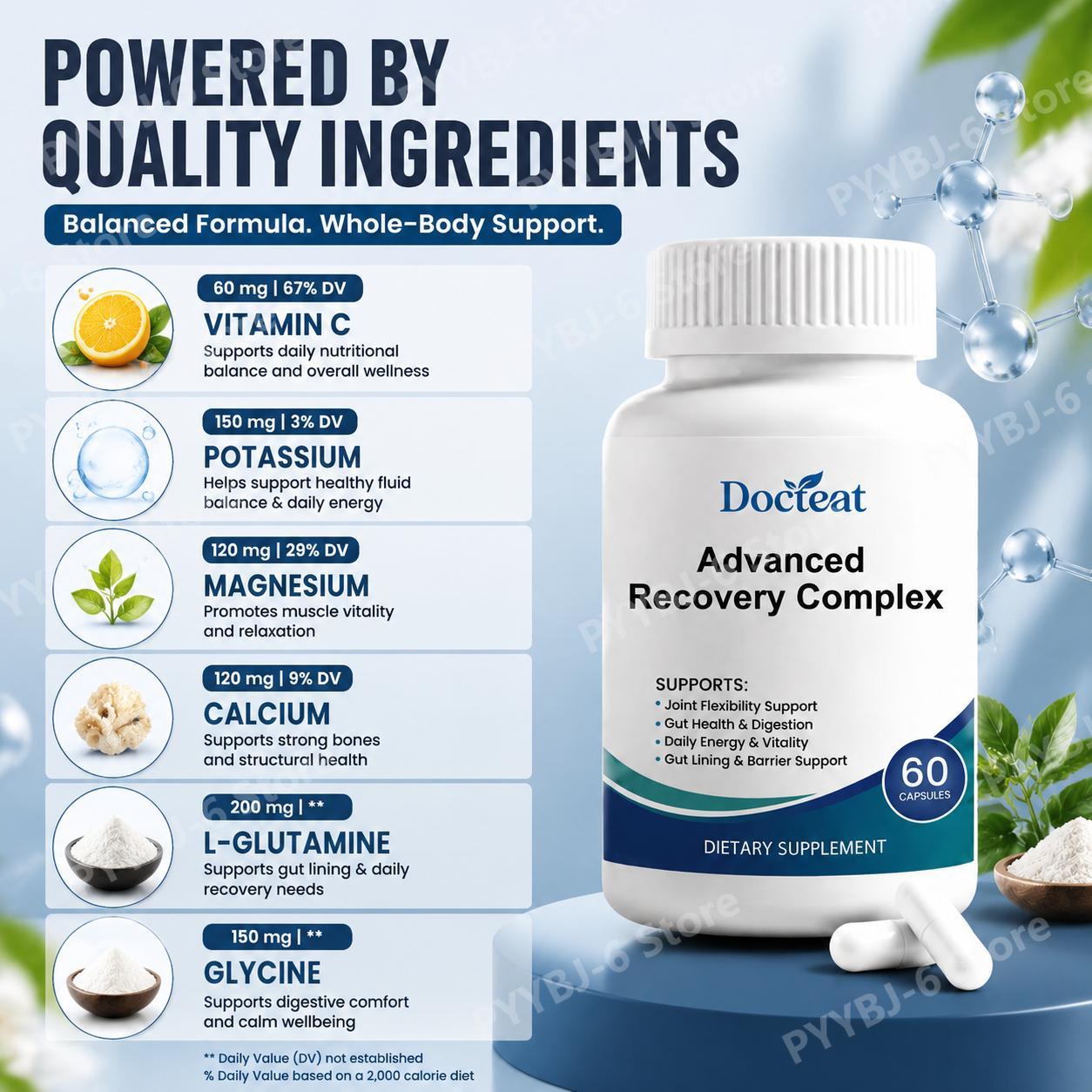 Advanced Recovery Complex 60 C - Health Wellness & Psychology review and price