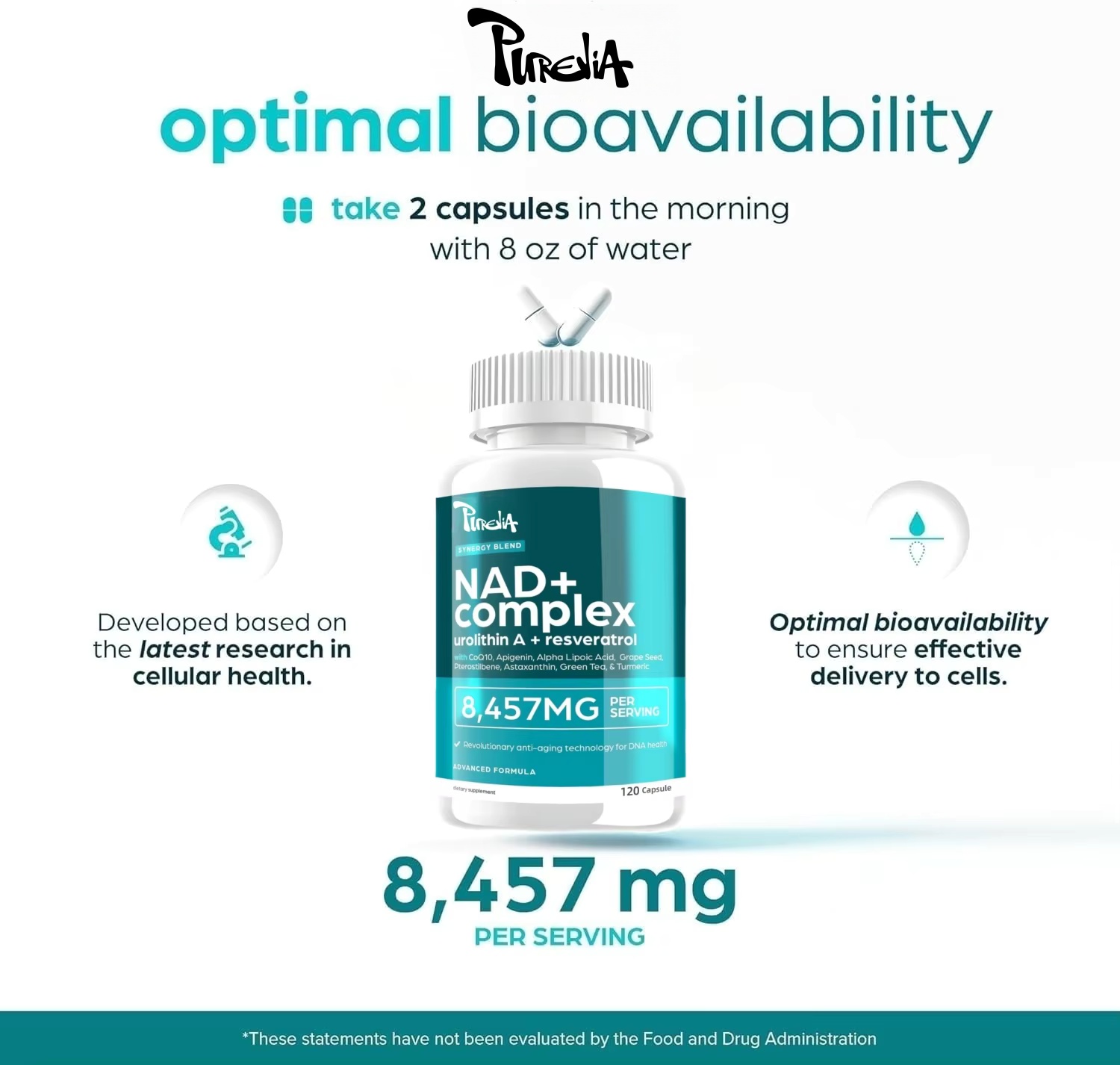 NAD Plus Supplement - Natural  - Health Wellness Energy review and price