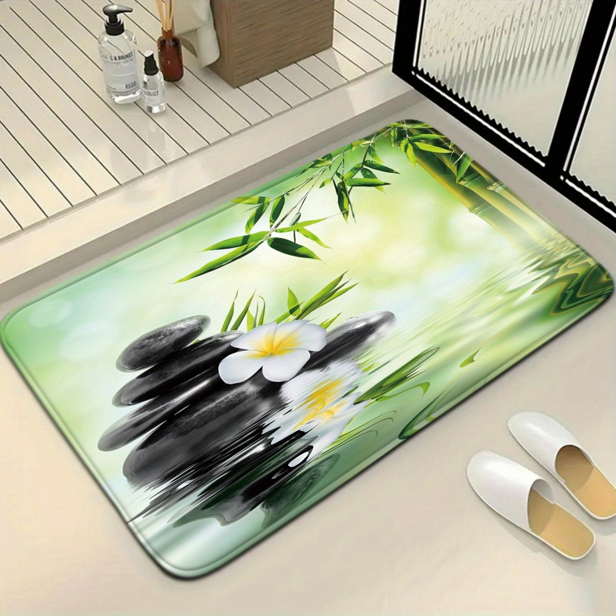 3-Piece Chinese Bamboo Water F - Bamboo Bath Mat review and price