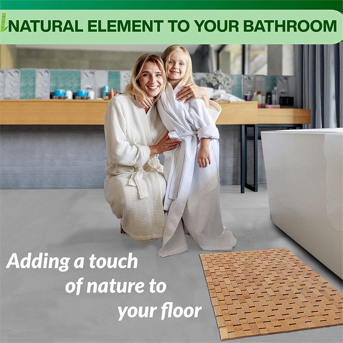 NOCM Bamboo Bath Mat - Foldabl - Bamboo Bath Mat review and price