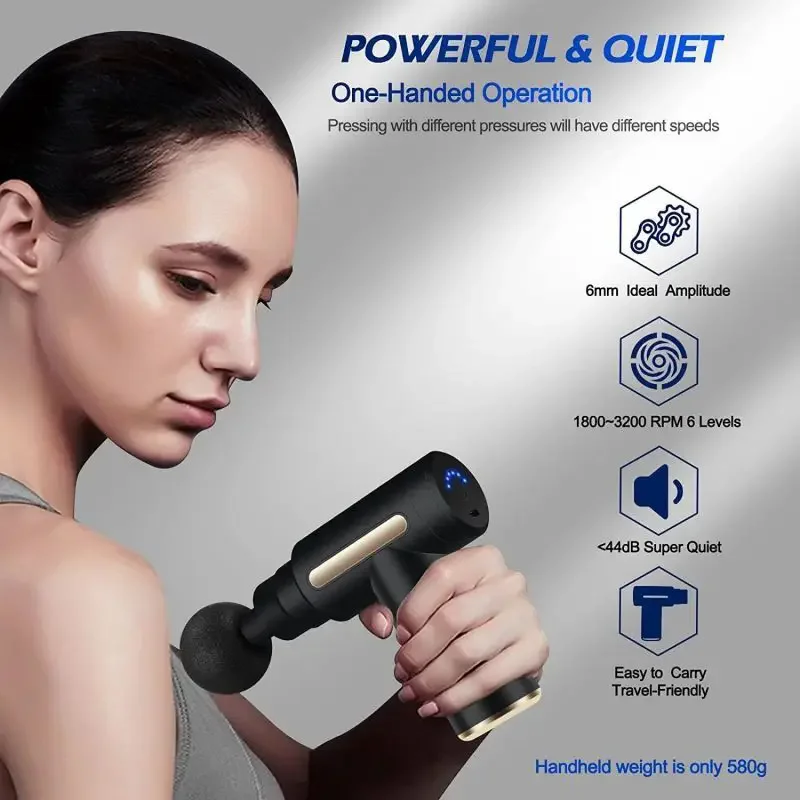 2024 portable fascia gun body  - Health Wellness Massage review and price