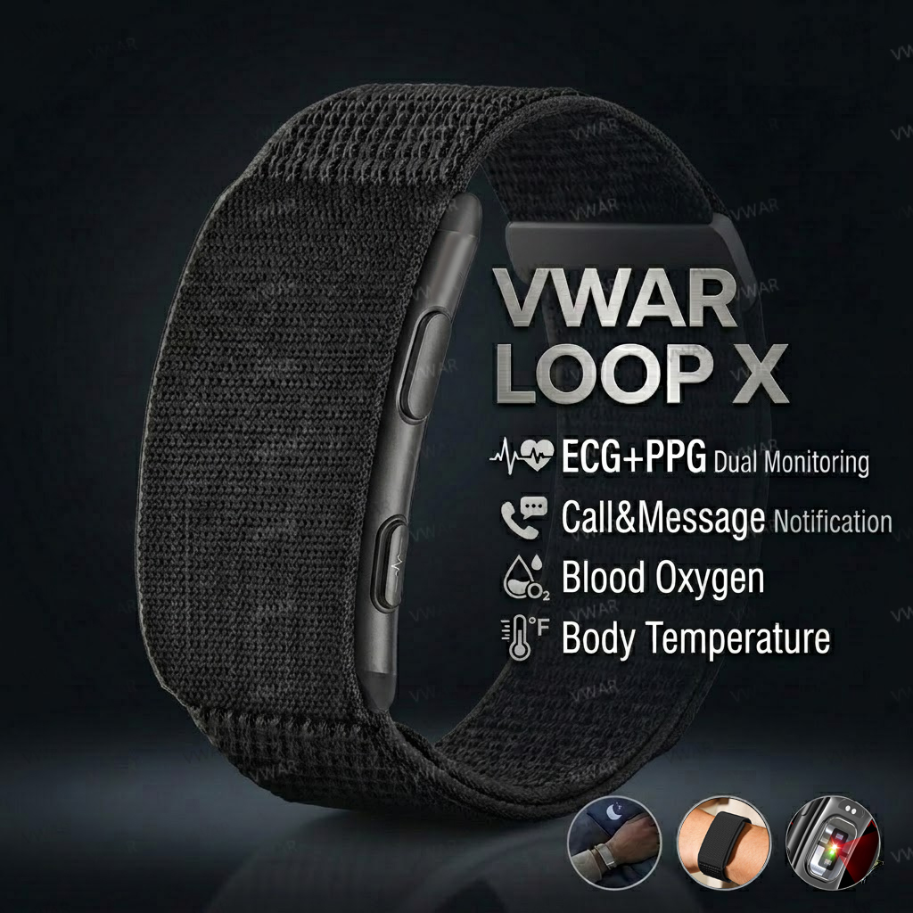 VWAR LOOP X ECG Smart Bracelet - Xbody Health & Wellness Wayne Nj review and price